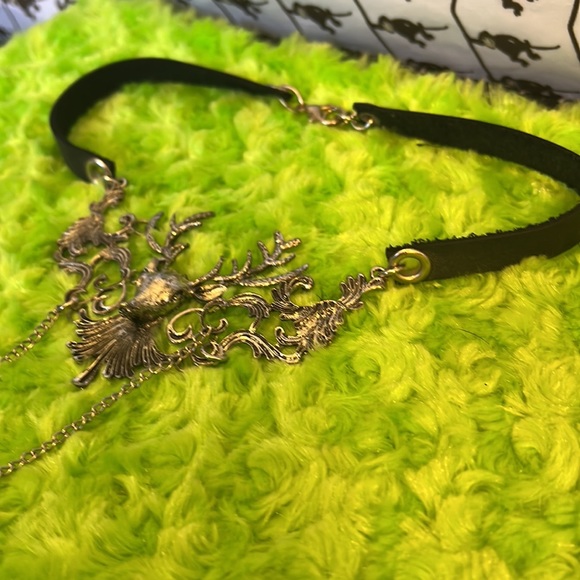 Leather fairy tale necklace - Picture 6 of 8